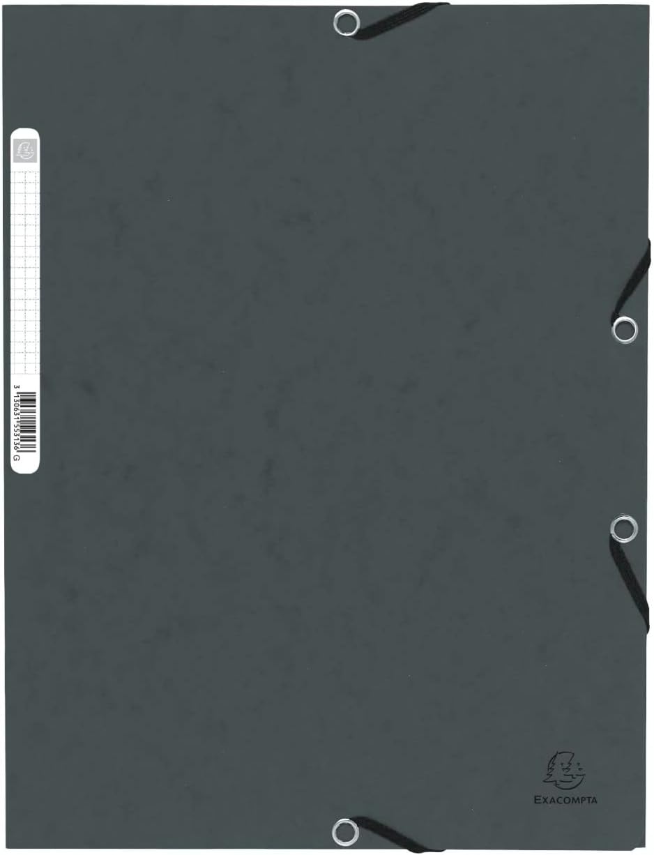 Thumbnail 4 de Exacompta 55025E – Paquet de 25 chemises à élastiques 24 x 32 cm (A4) – 355 g/m², 5 couleurs