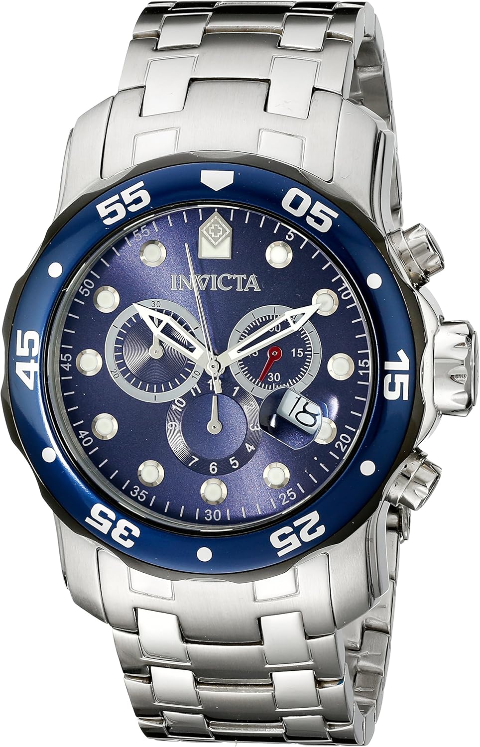 Thumbnail 4 de Invicta Pro Diver 19839 pour homme — montre à quartz en acier inoxydable, boîtier 48 mm