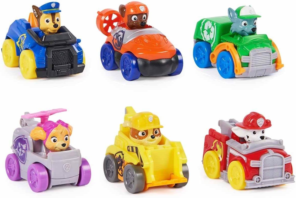 Detalle de Paw Patrol Pup Squad Racers 6 vehicle set