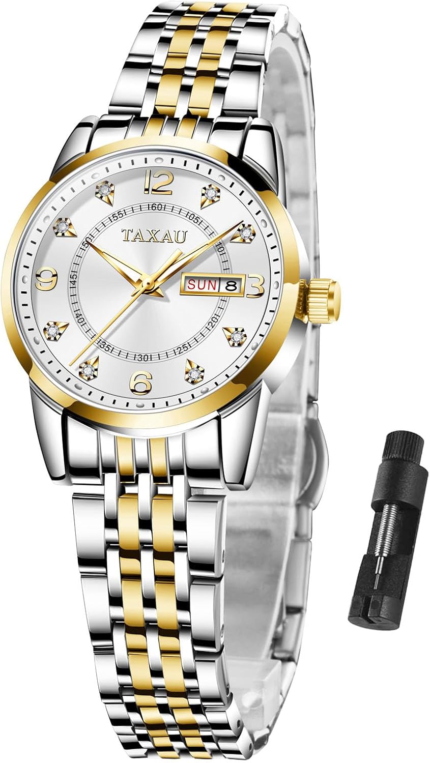 Thumbnail 4 de Taxau Damen Armbanduhr Quarz mit Datum