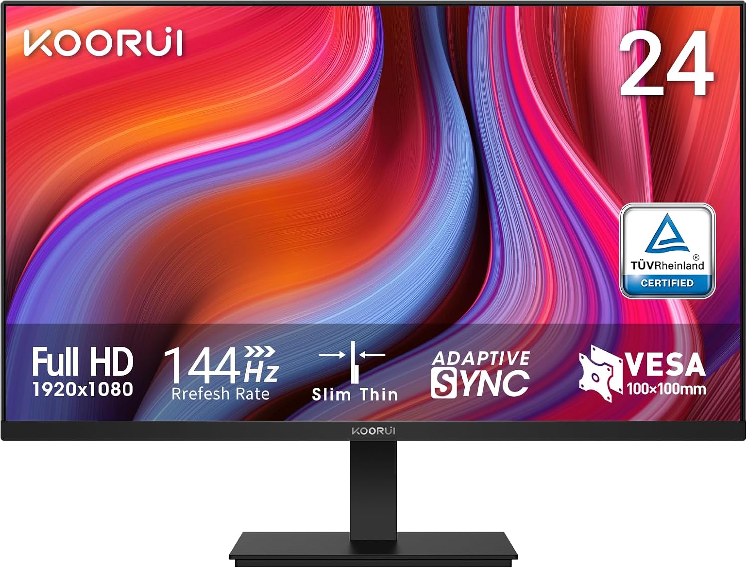 Detalle de KOORUI E2411K 24-Inch Full HD 144Hz IPS Monitor with AdaptiveSync
