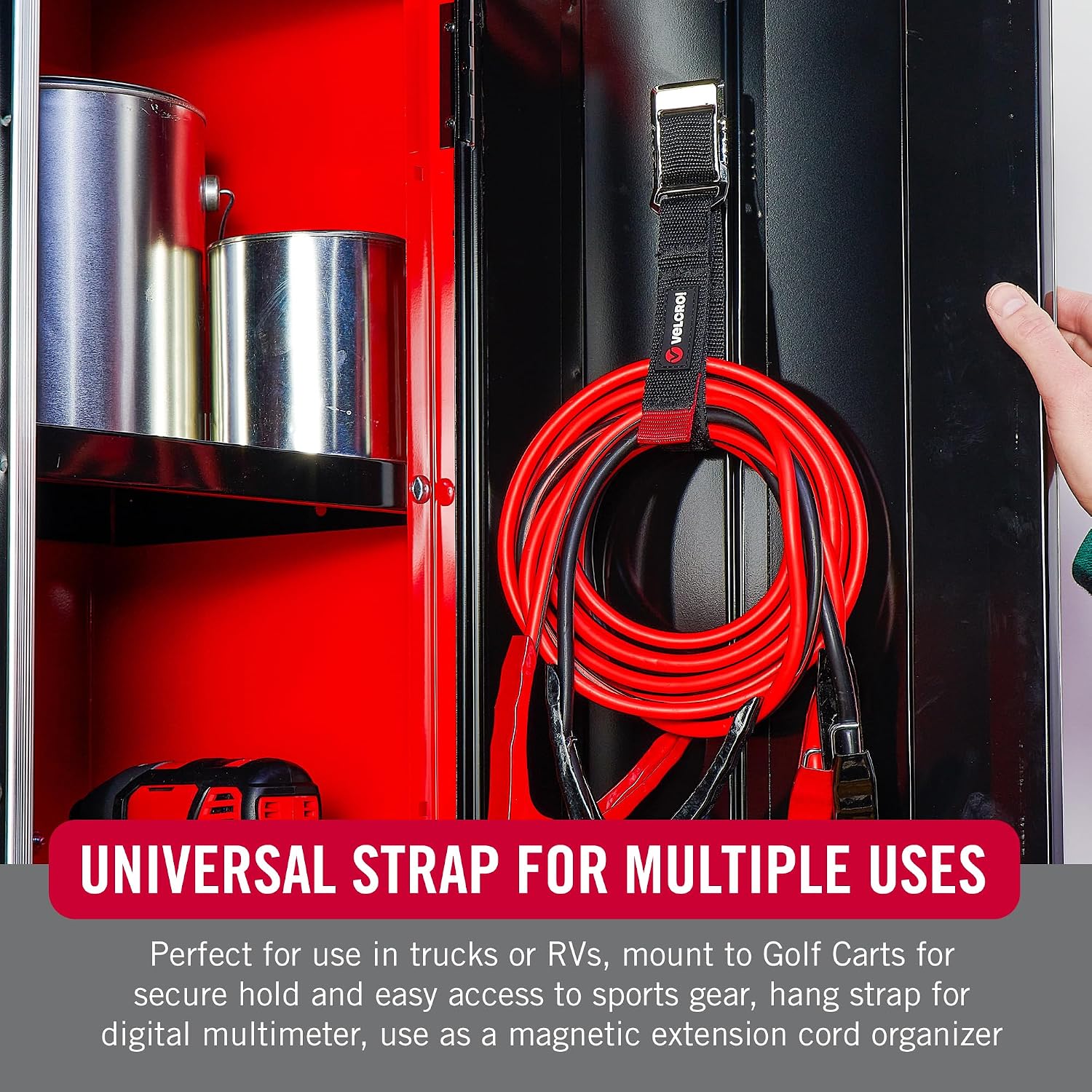 Thumbnail 6 de VELCRO Brand VEL-40088-USA Magnetic Storage Strap, 24-Inch Reusable Organizer