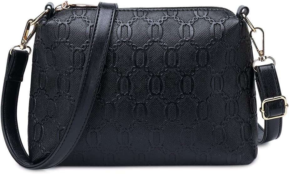 Detalle de PU leather handbag set 4 pieces
