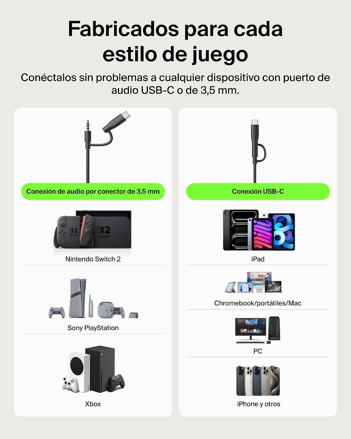 Thumbnail 1 de Belkin Gaming Inspire auriculares para niños