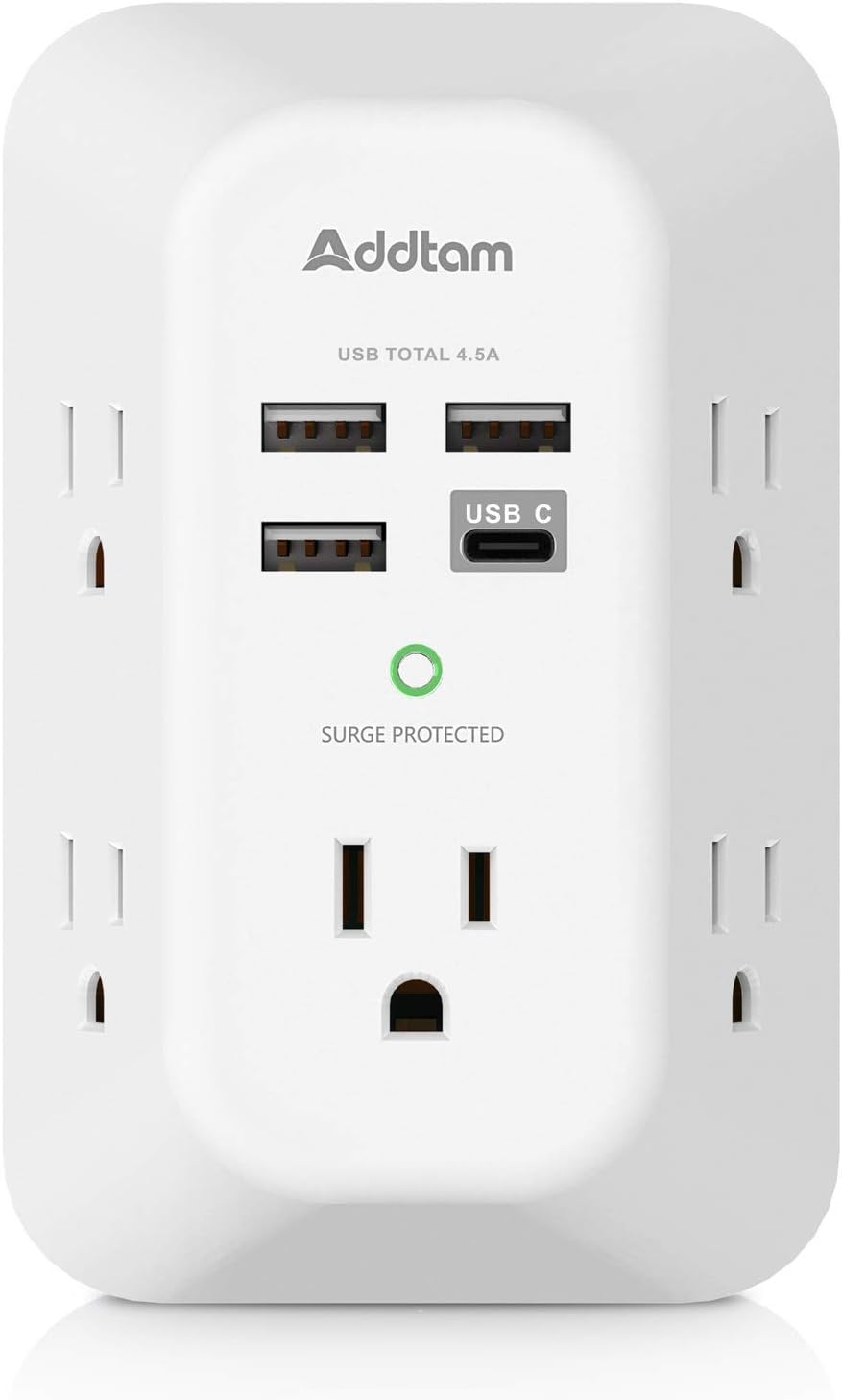 Detalle de Addtam USB Wall Charger 1800J ๐