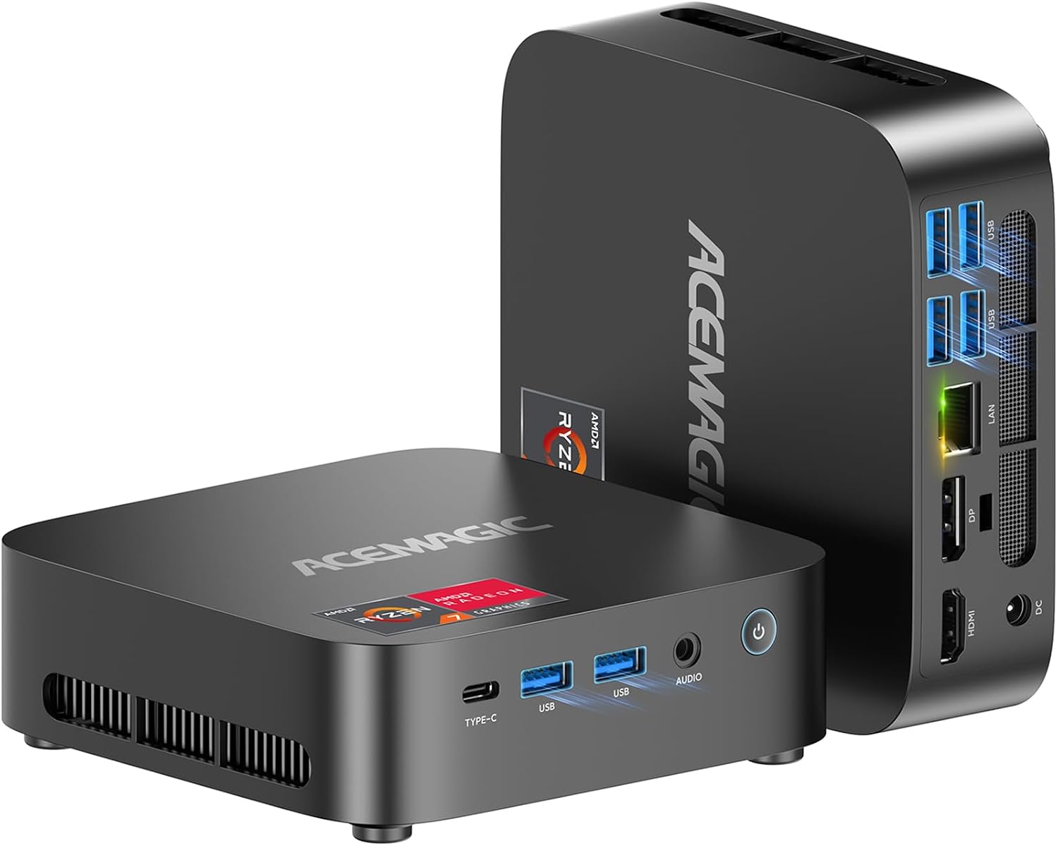 Detalle de ACEMAGIC Mini PC Ryzen 5 7430U