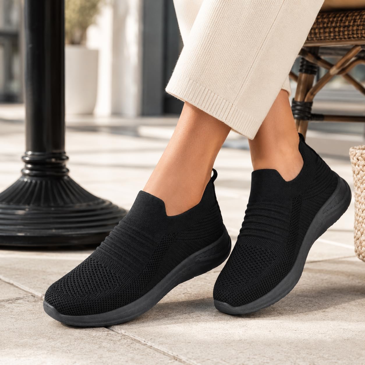 Detalle de JOMIX Scarpe Senza Lacci Donna Estive: Leggere, Traspiranti e Comode
