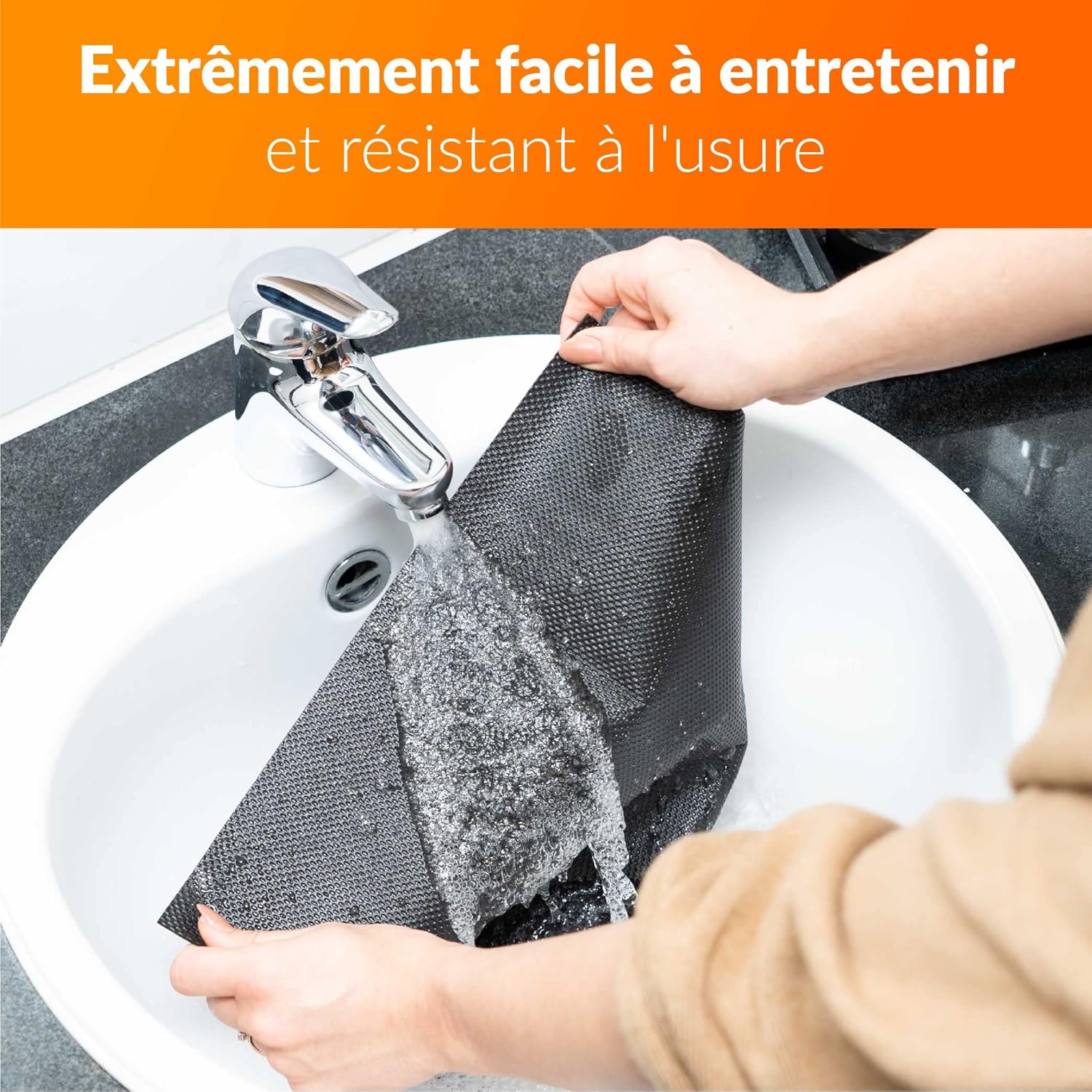 Thumbnail 4 de Upgrade4cars Tapis Antidérapant Voiture – Étanche et Coupe à Mesure 120 x 180 cm