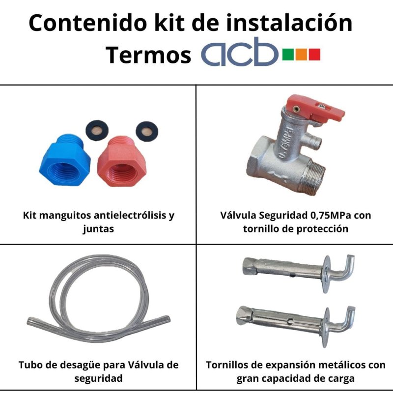 Detalle 2 de ACB Europe TN80H 80L termo eléctrico 🔌