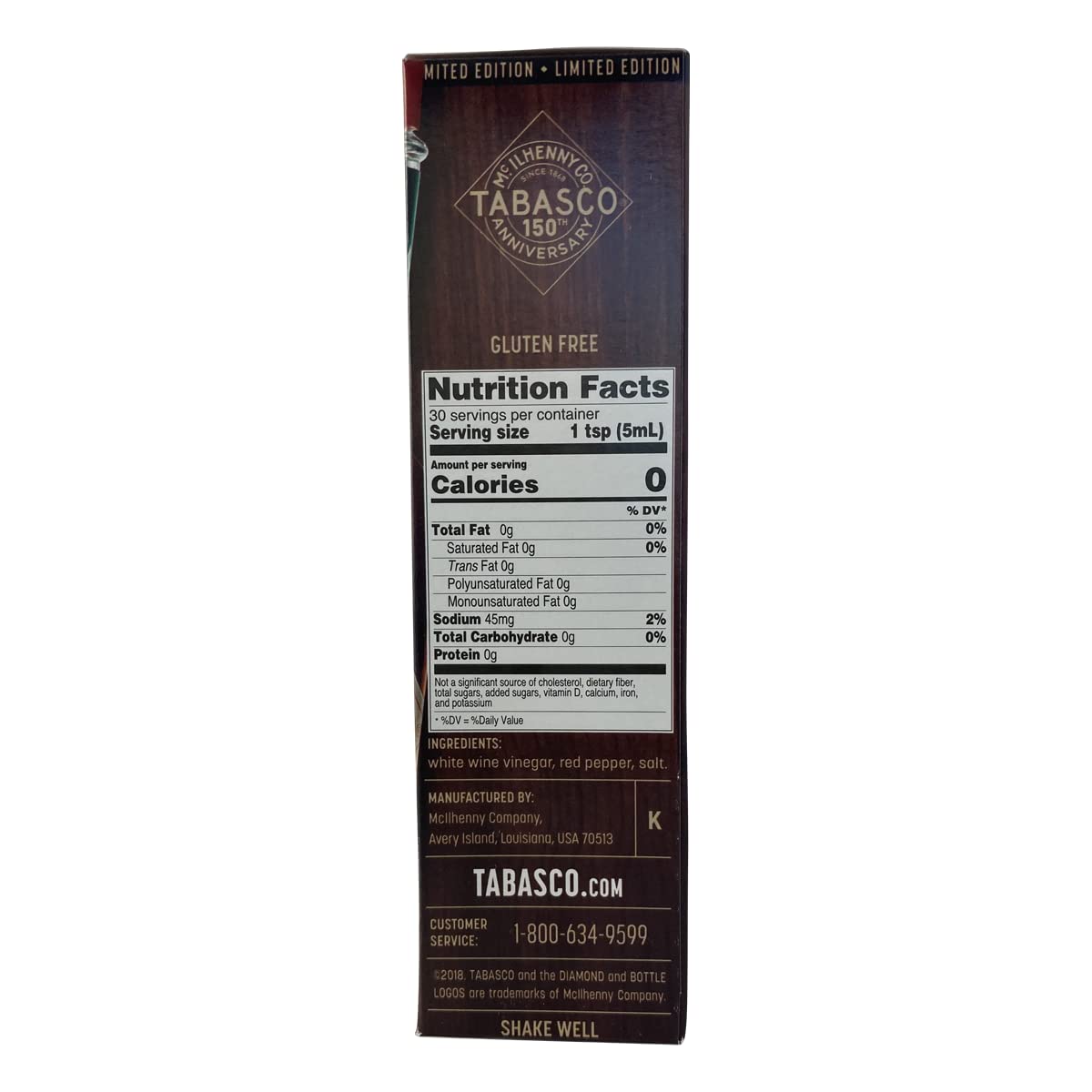 Detalle de TABASCO Family Reserve Sauce (150 ml) – scharfe Chili-Sauce mit 8 Jahren Reife