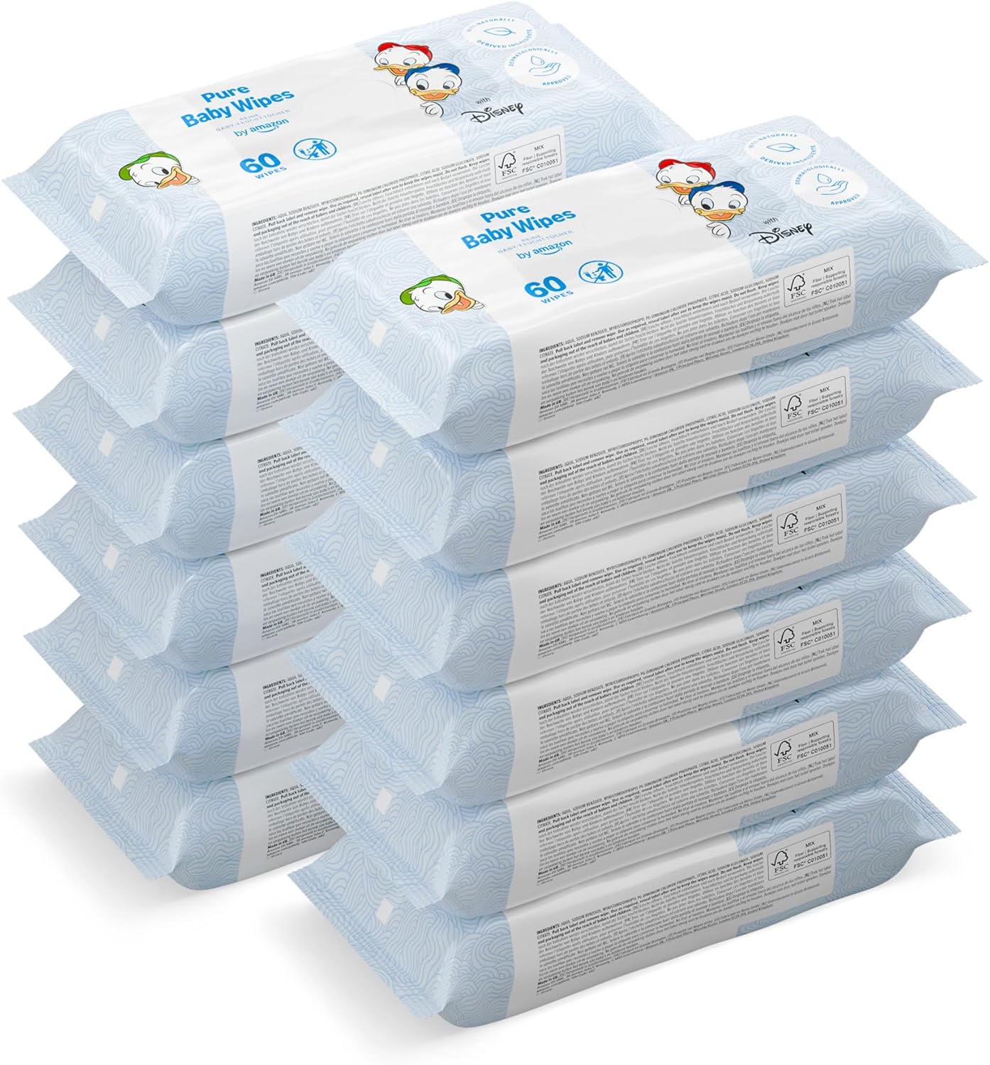 Detalle de by Amazon Toallitas Húmedas Disney Pure Baby 720