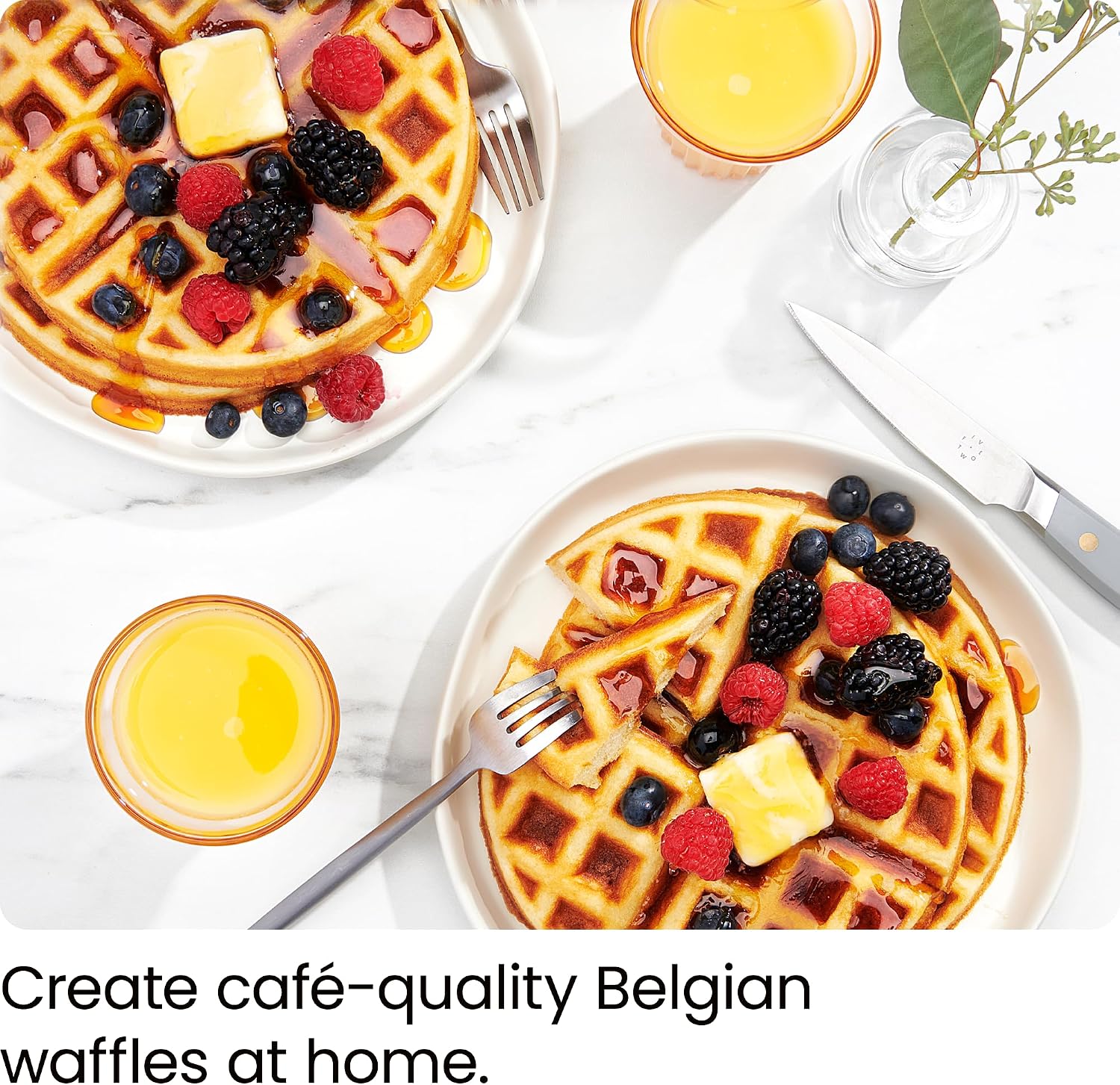 Detalle 2 de Chefman Rotating Waffle Maker 1080W