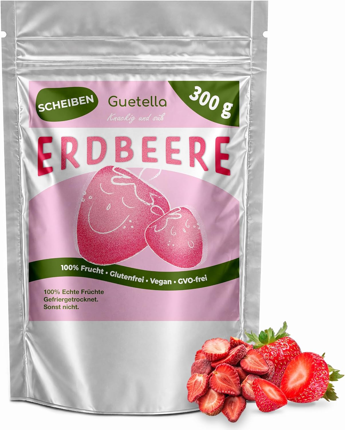 Detalle 2 de Gefriergetrocknete Früchte Set – 150 g, Fruchtmix – 100% Frucht ohne Zusatzstoffe, knusprig vegan