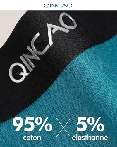Thumbnail 5 de QINCAO Boxers Homme Lot de 6 en coton – Confort Ultra Doux, Multicolore