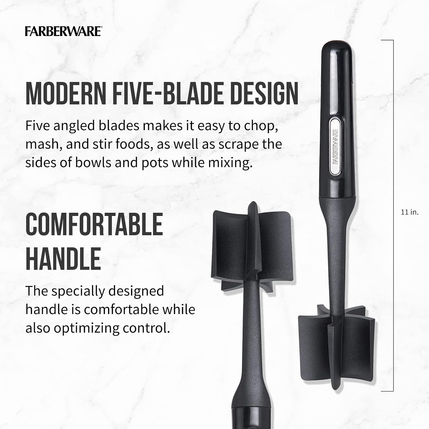 Thumbnail 3 de FARBERWARE 10-Inch Nylon Meat Masher