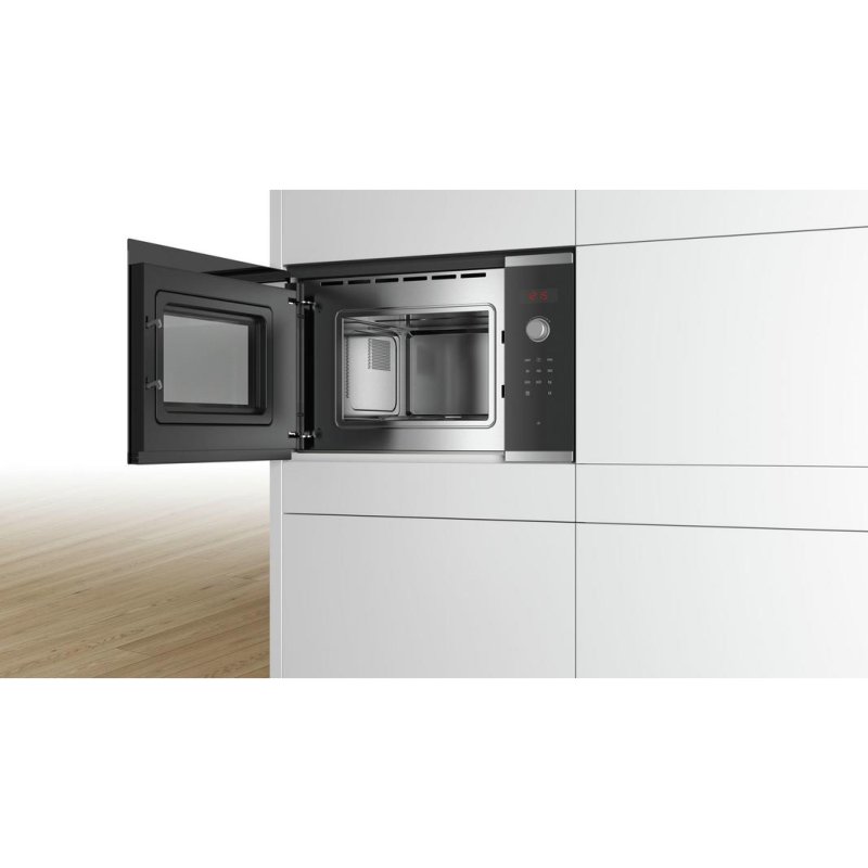 Detalle 2 de Bosch Serie 4 BFL523MS0: Microondas integrado de 20 L y 800 W
