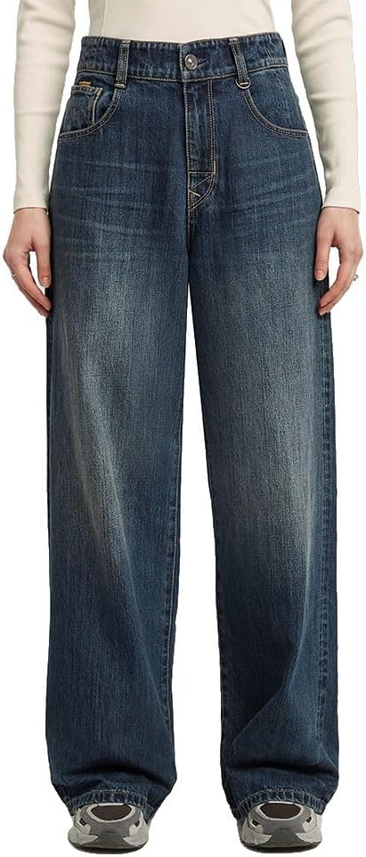 Detalle de G-Star Skater High Loose Jeans Donna: stile rilassato e vestibilità versatile