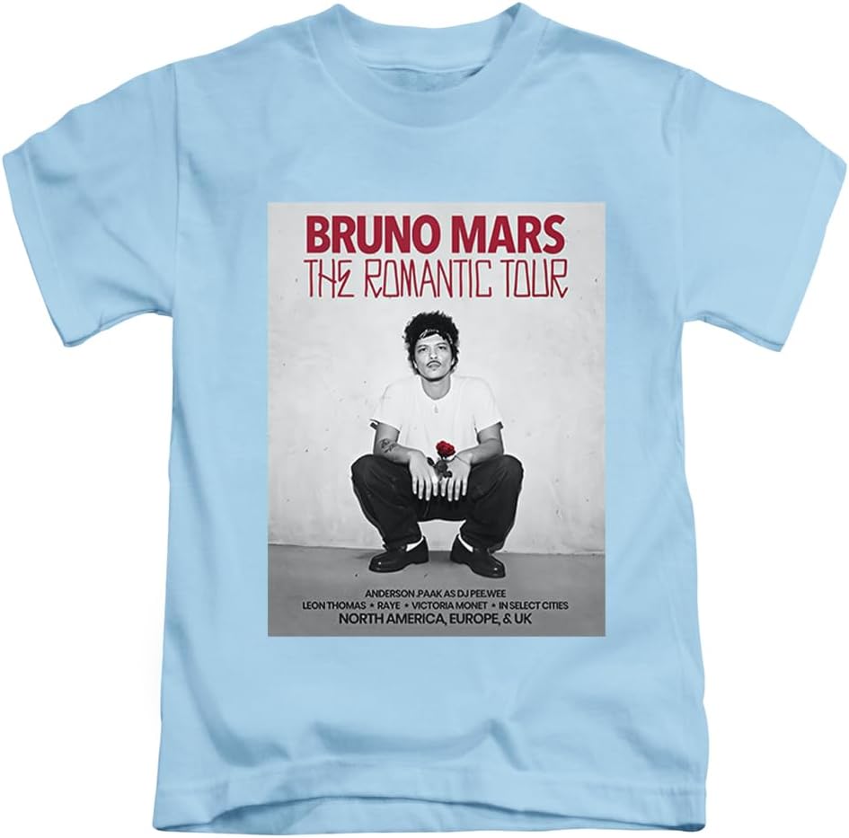 Detalle de Red Text Bruno pop Mars The Romantic Novelty Meme Iconic Trending Trend Tee