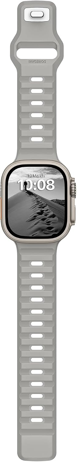 Detalle de ELETTRONEO UC1 Silicone Watch Bands for Apple Watch (Ultra 2 to Series 1): Practical, durable and comfortable