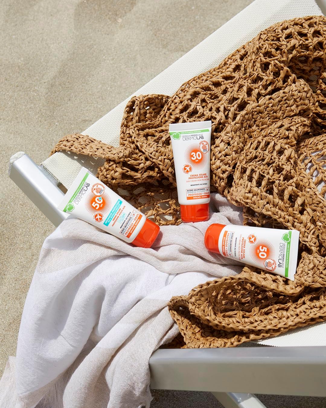 Thumbnail 1 de Dermolab Crema Solare Protezione Molto Alta SPF 50+ – formato travel 50 ml per pelli chiare e delicate