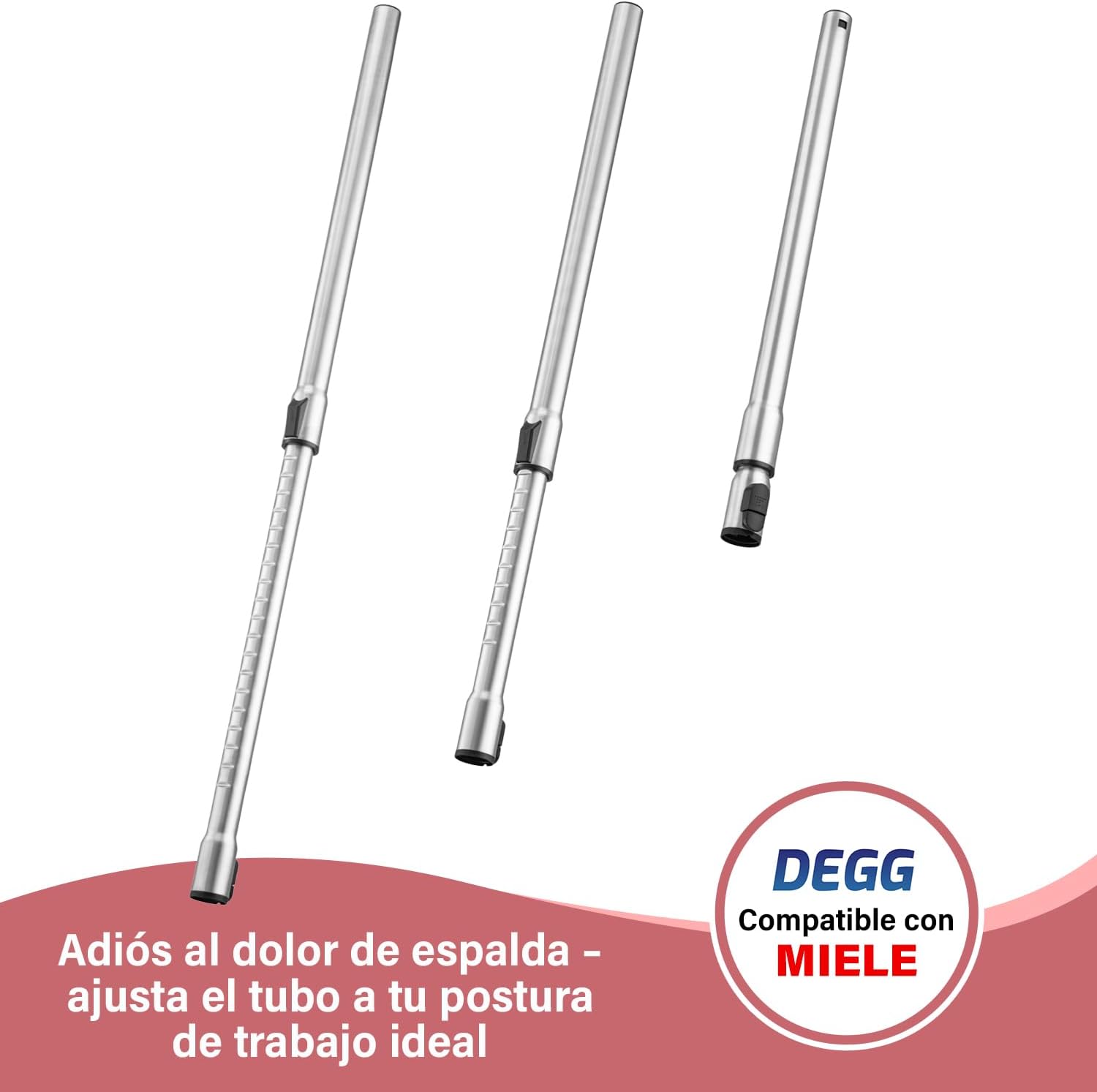 Thumbnail 6 de DEGG Tubo Telescópico 35mm para Miele 🧹