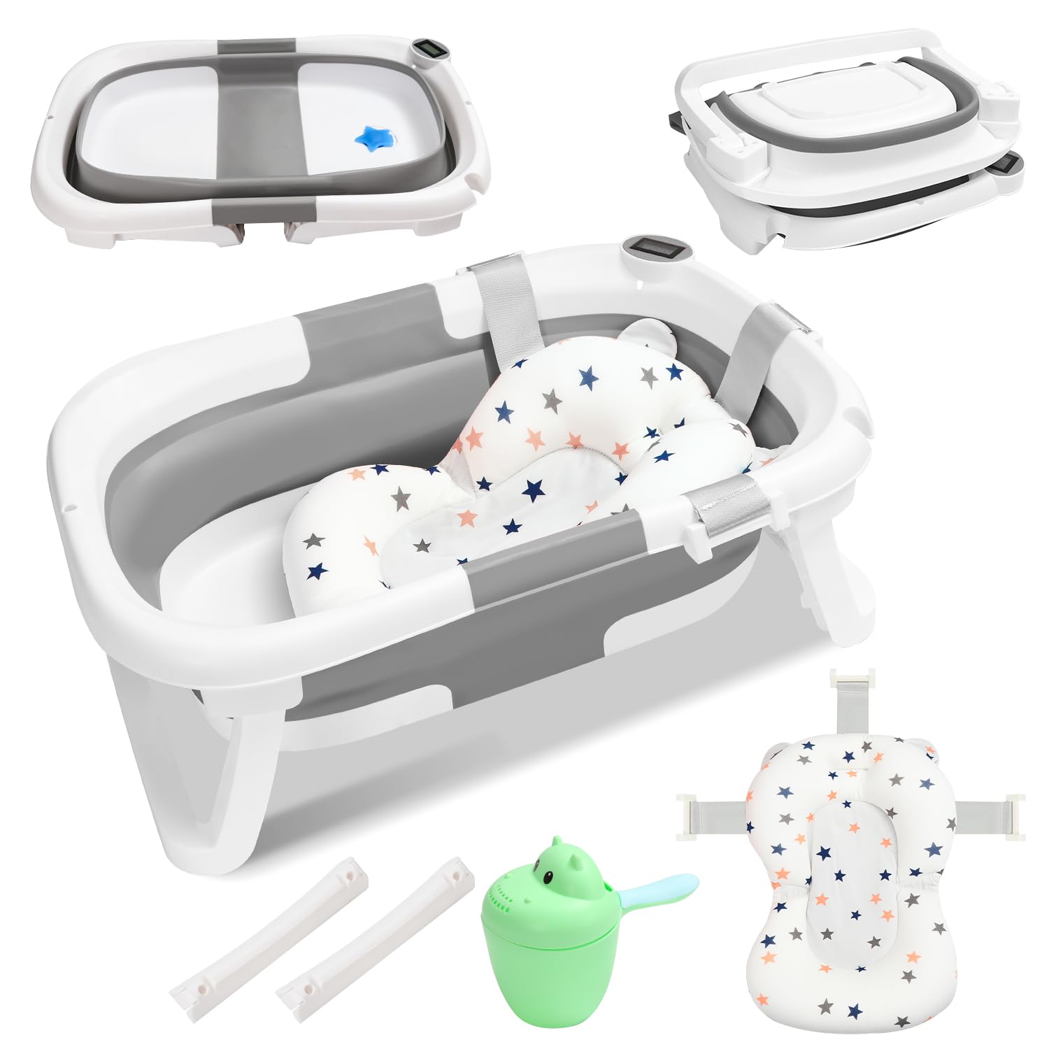 Detalle de Ansobea Baby Badewanne mit Thermometer