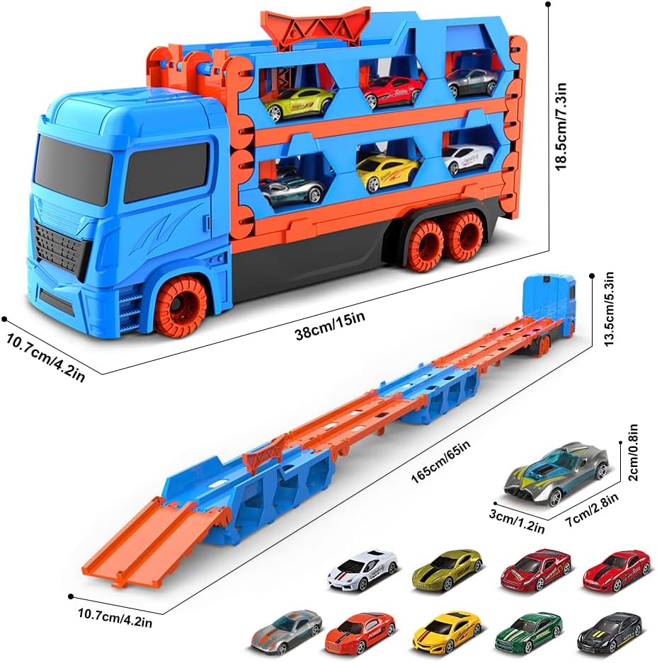 Thumbnail 6 de VATOS Transport Truck Toys 6 Cars Set