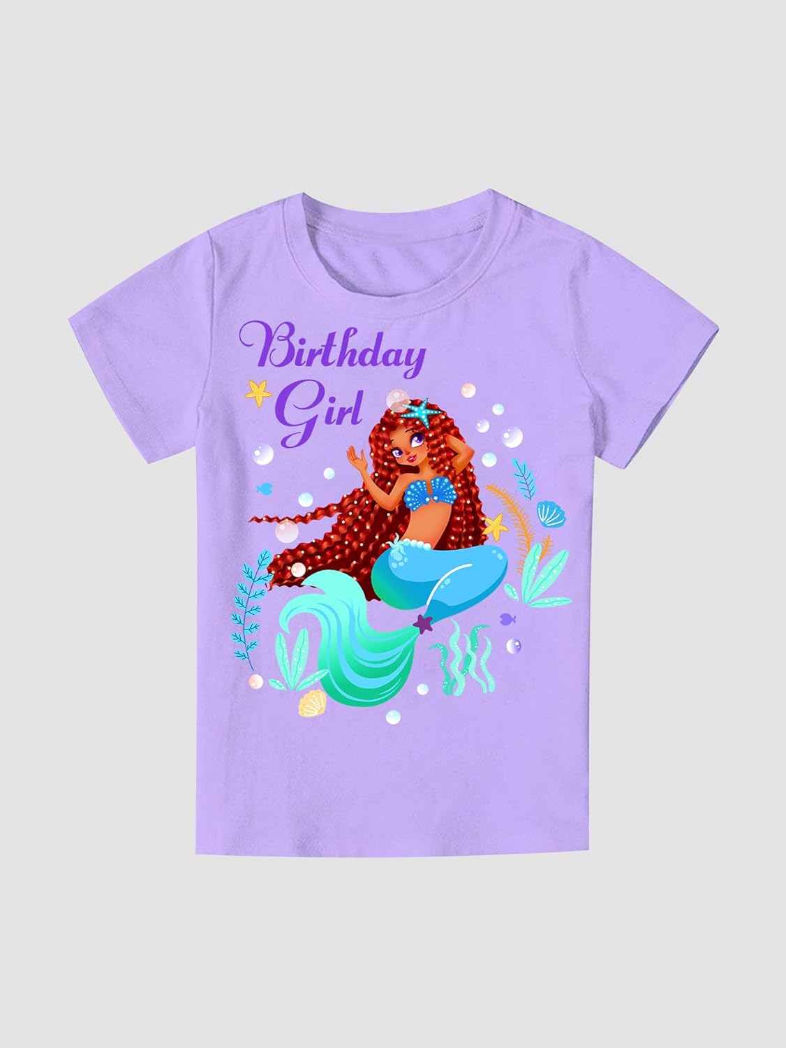 Thumbnail 2 de Doctor Unicorn Birthday Girls Mermaid Outfit Set: Mermaid Skirt Dress, T‑shirt, Headband & Satin Sash