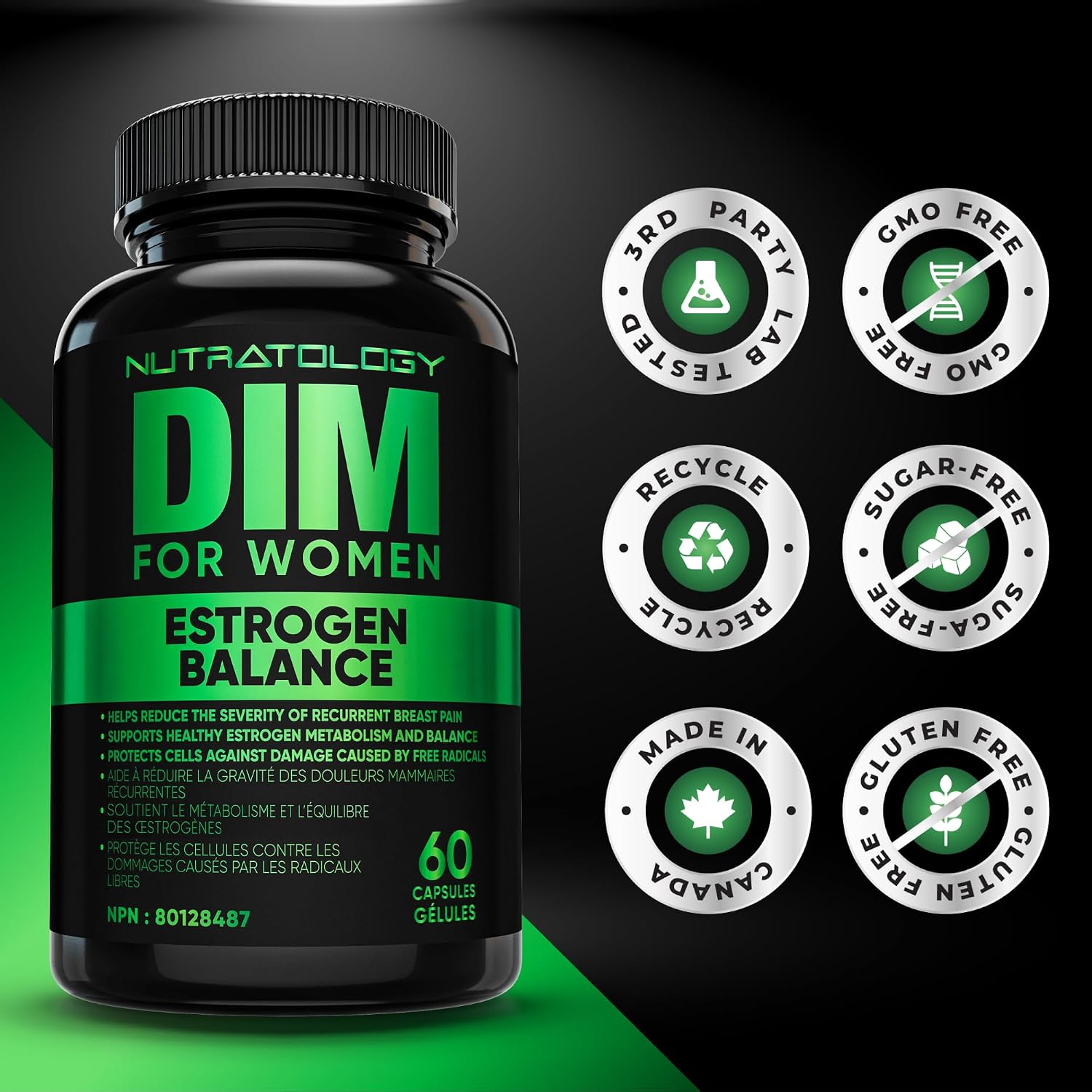 Thumbnail 6 de Nutratology DIM supplement, 60 capsules