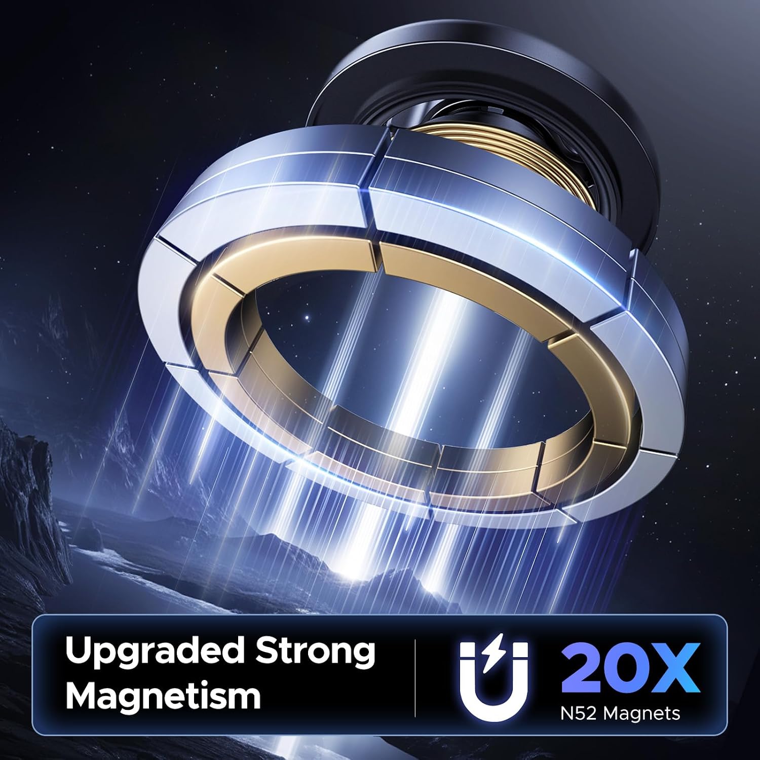 Detalle 2 de UGREEN Car Phone Mount MagSafe Compatible with iPhone 17