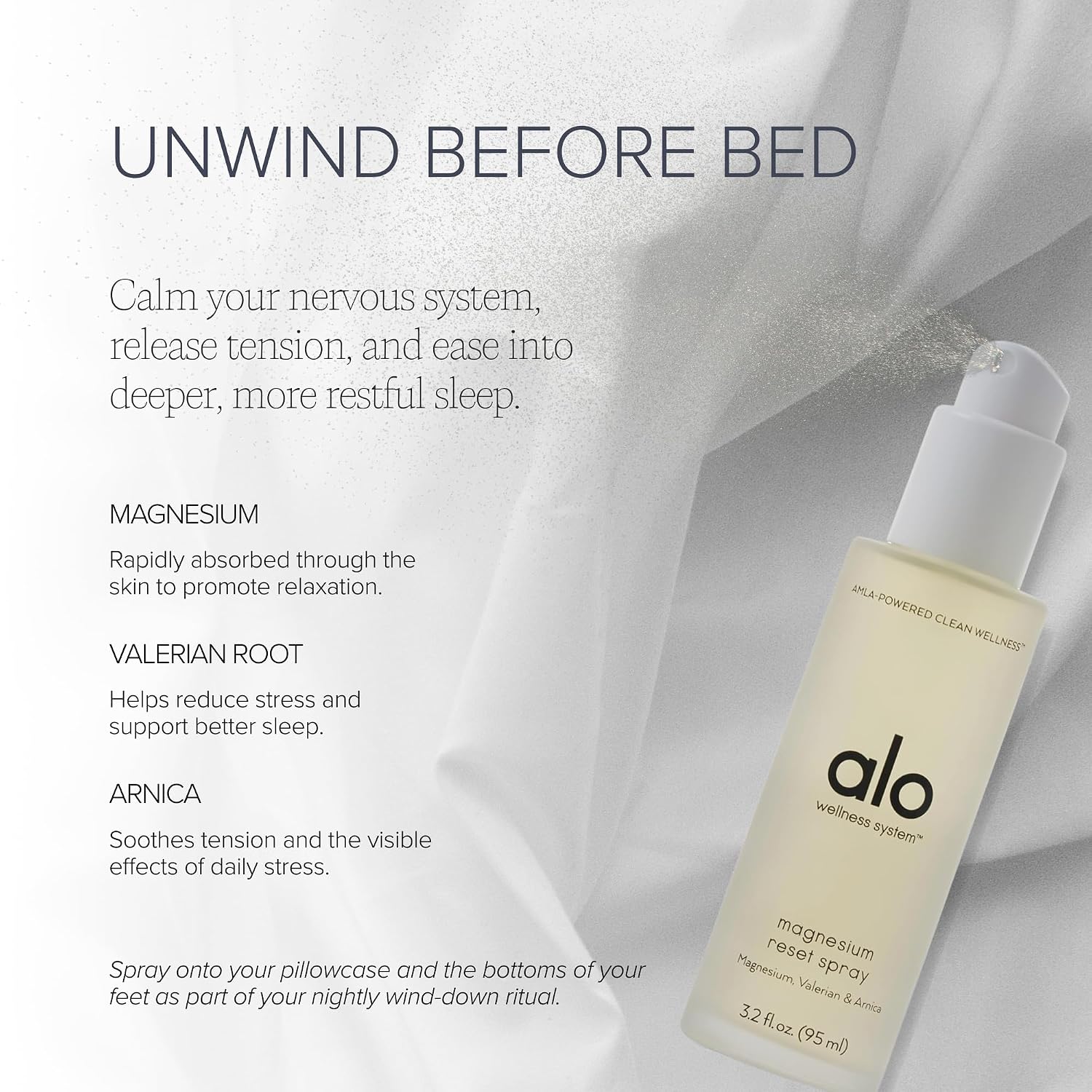 Thumbnail 1 de ALO Magnesium Oil Spray | Sleep & Relaxation + Muscle Recovery