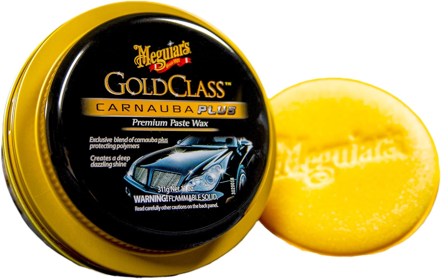Thumbnail 3 de Meguiar's Gold Class Carnauba Plus Premium Paste Wax 311g – Lang anhaltender Glanz und Schutz