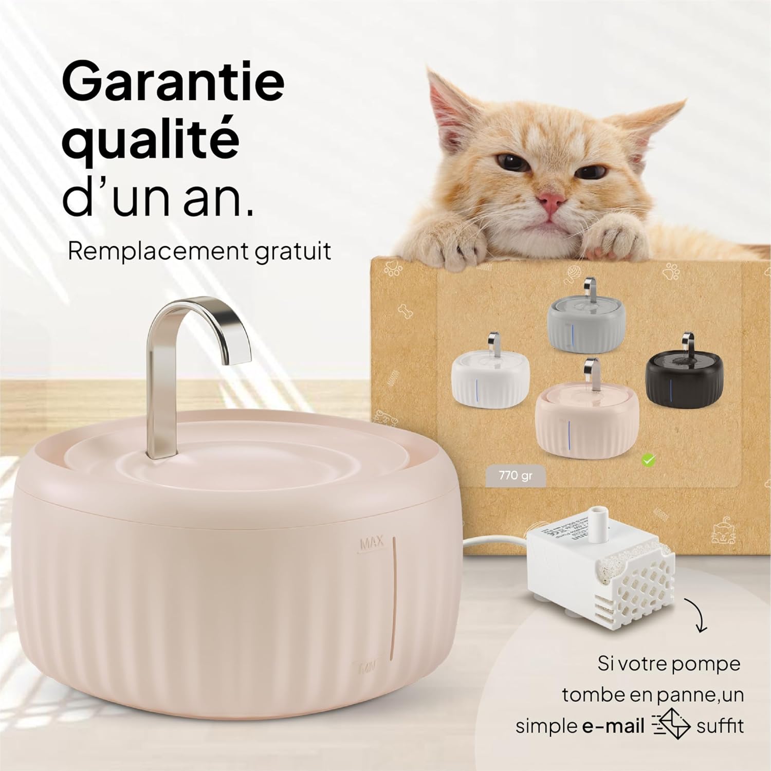Thumbnail 6 de Pretty Paw Aqua Flow Pro fontaine 3 litres 🐾