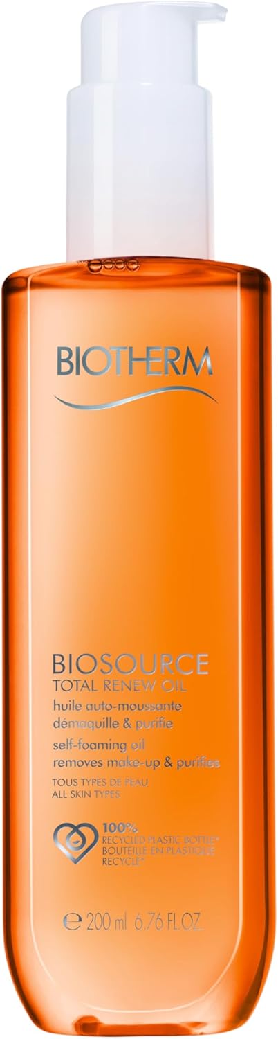 Biotherm BIOSOURCE Huile démaquillante – Huile auto-moussante démaquillante et purifiante