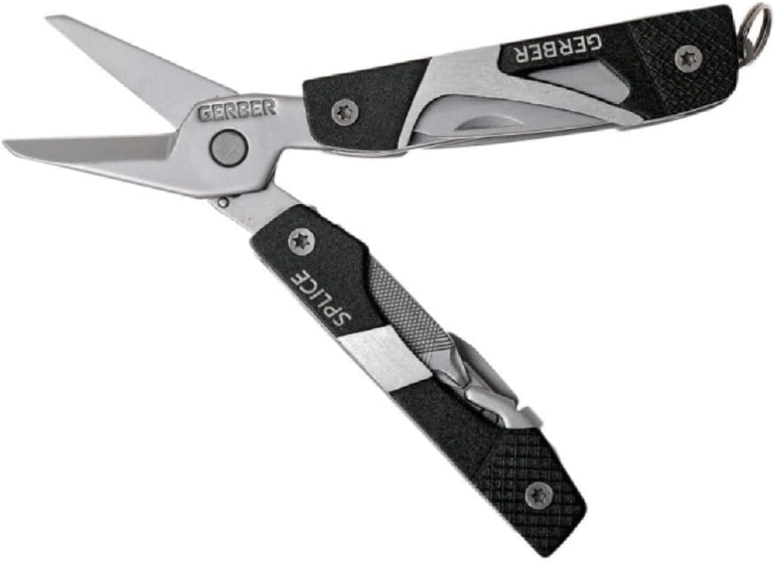 Detalle de Gerber Splice Mini Multi-Tool with Scissors, Folding Blade and Aluminium Handles