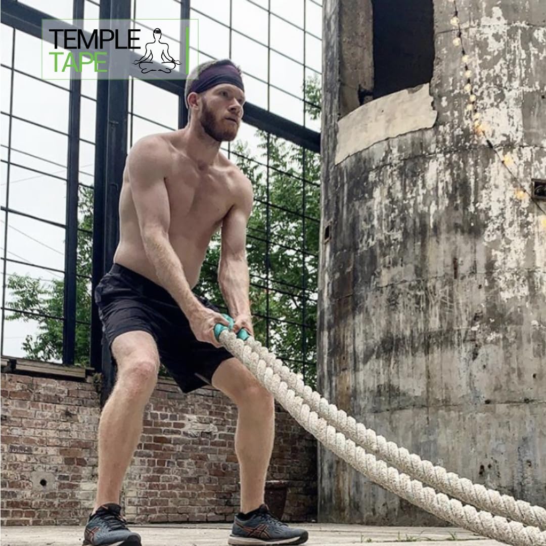 Thumbnail 6 de Temple Tape sweatbands (Temp Dry Technology) — stretch, breathable, non-slip headbands for running and workouts