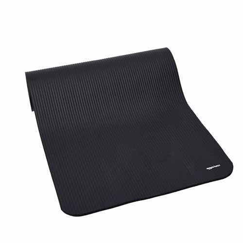 Thumbnail 4 de Amazon Basics Yogamatte Extradick 1 cm – 183 x 61 cm, rutschfest, schwarz