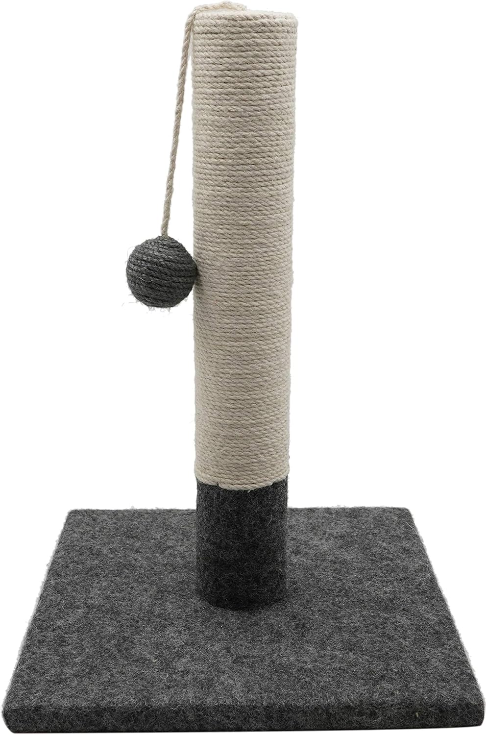 Detalle de Poteau griffoir Tyrol 404113 Simple – Gris et blanc, 42 cm