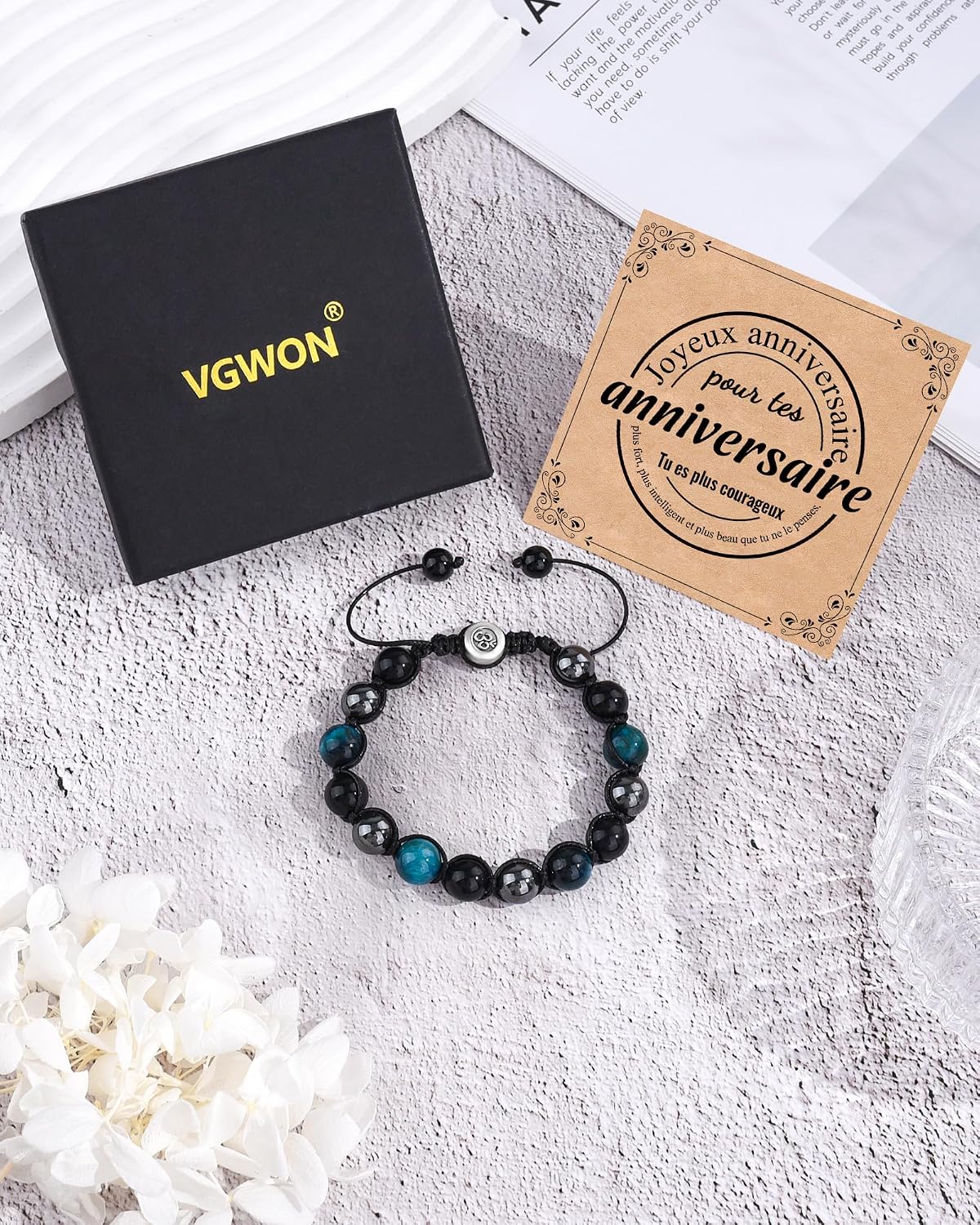 Thumbnail 6 de VGWON Bracelet pierre naturelle 10 mm