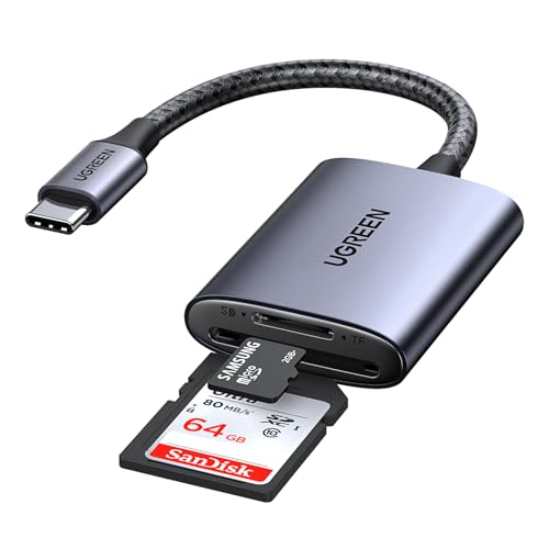 Thumbnail 8 de UGREEN SD Card Reader USB C 170MB/s Dual-Slot Adapter (TF/SD) – High-Speed USB-C Card Reader