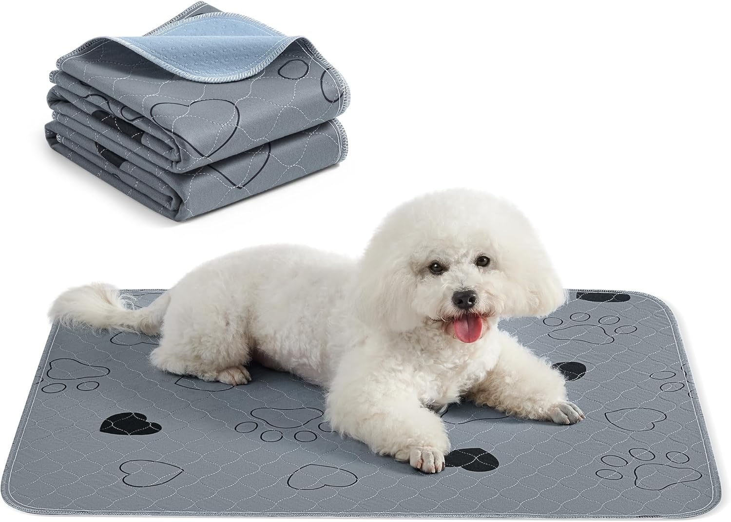 Detalle de Feandrea PTD034G01 Tappeti Lavabili per Cani 91x86 cm