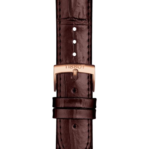 Thumbnail 7 de Tissot Carson Swiss Made Automatik-Armbanduhr mit Lederarmband