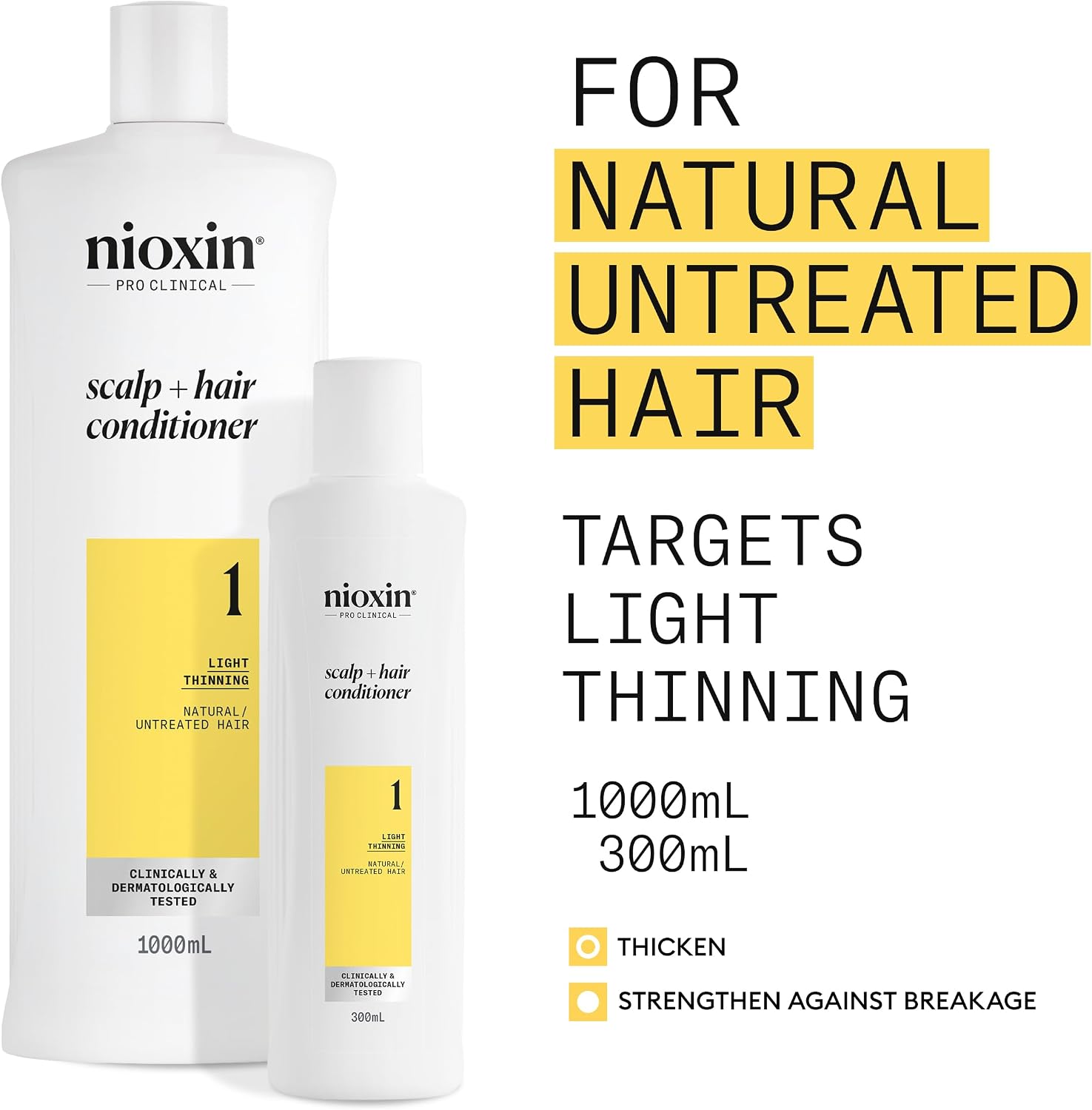 Detalle de Nioxin System 1: Hair Thickening System for Natural Hair with Light Thinning