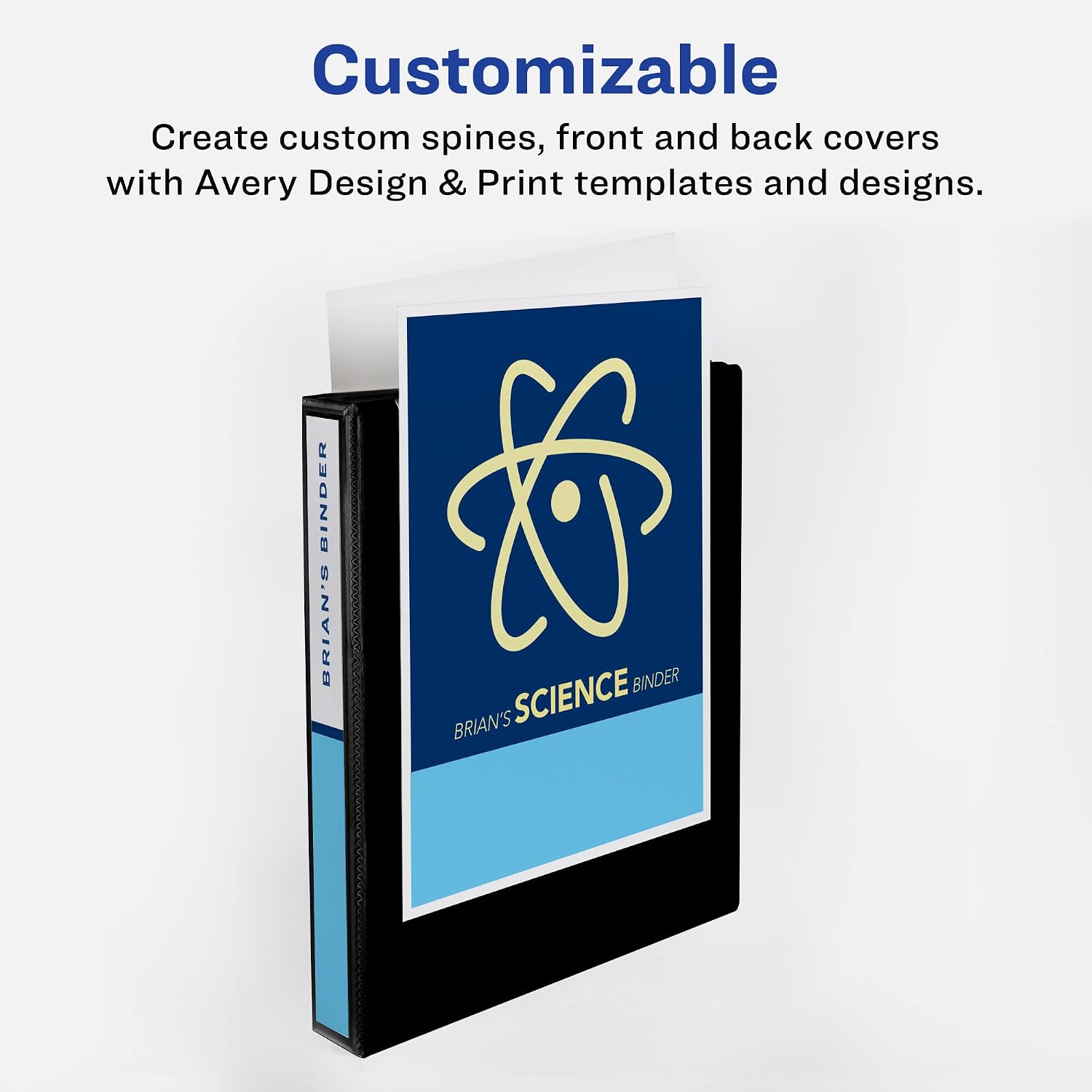 Detalle de Avery 3-Ring Binders, 0.5-Inch Rings