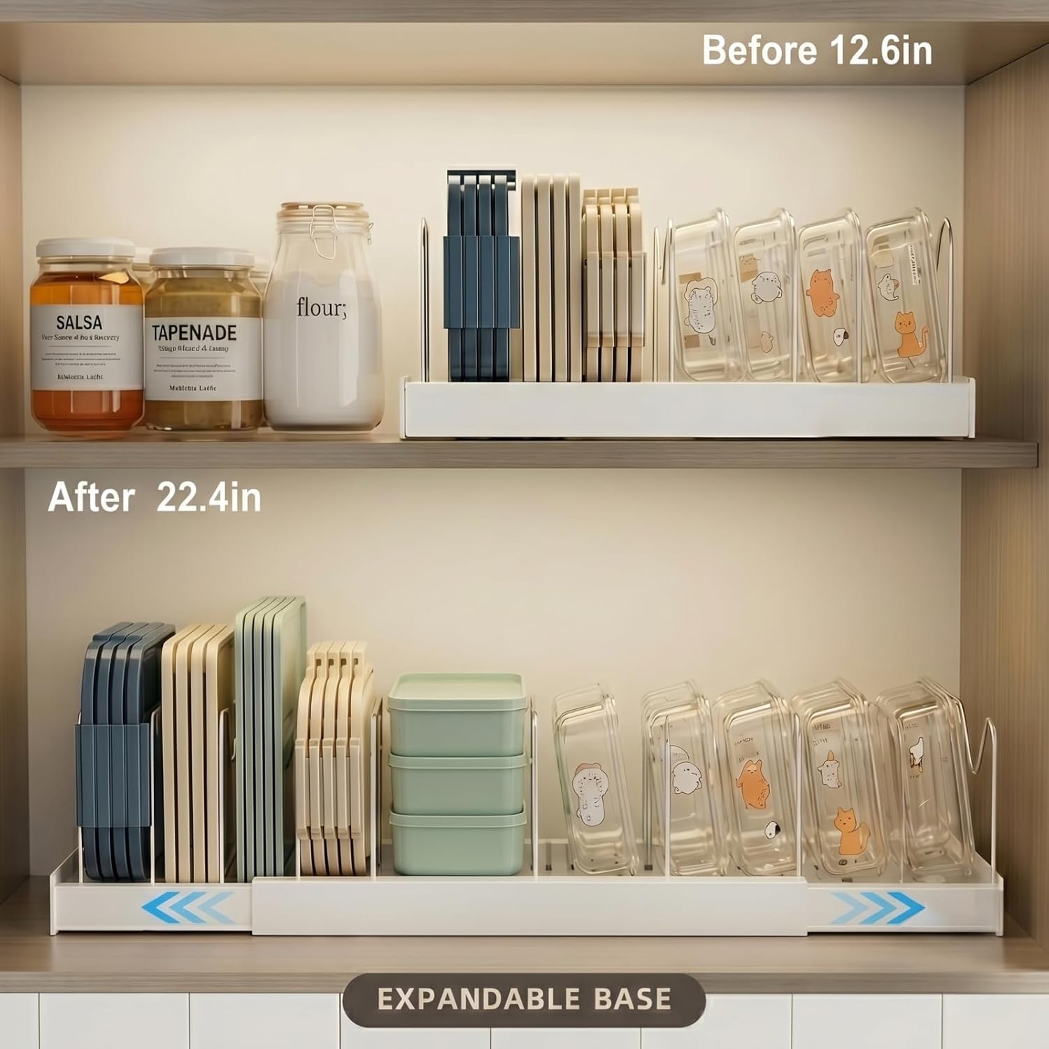 Detalle de Magheo 2 Pack Expandable Lid Organizer 22