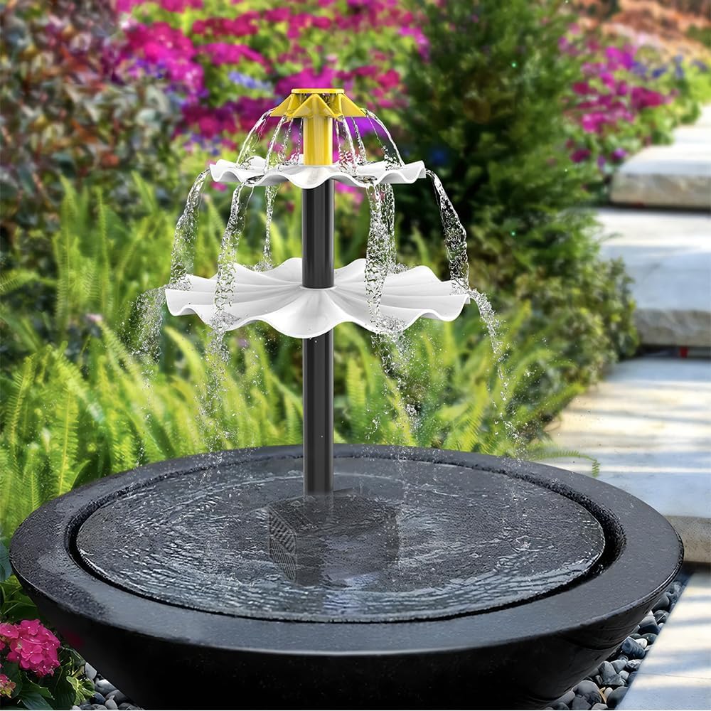 Thumbnail 6 de Solar-Teichpumpe Außen 2,5W – Springbrunnen und Vogelbad-Dekoration