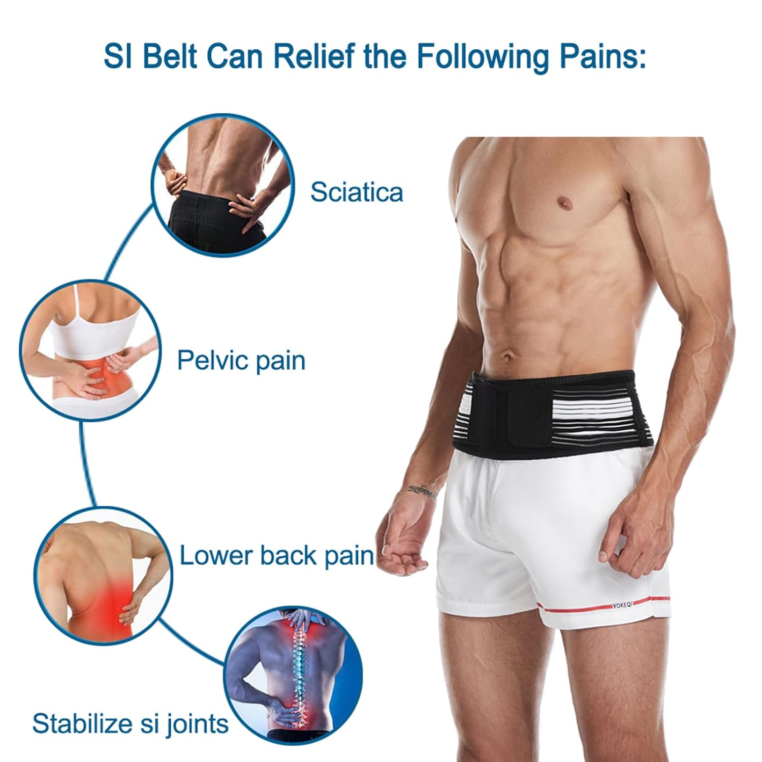 Thumbnail 1 de Paskyee Sciatica Belt (SI Joint Support Brace) for men and women