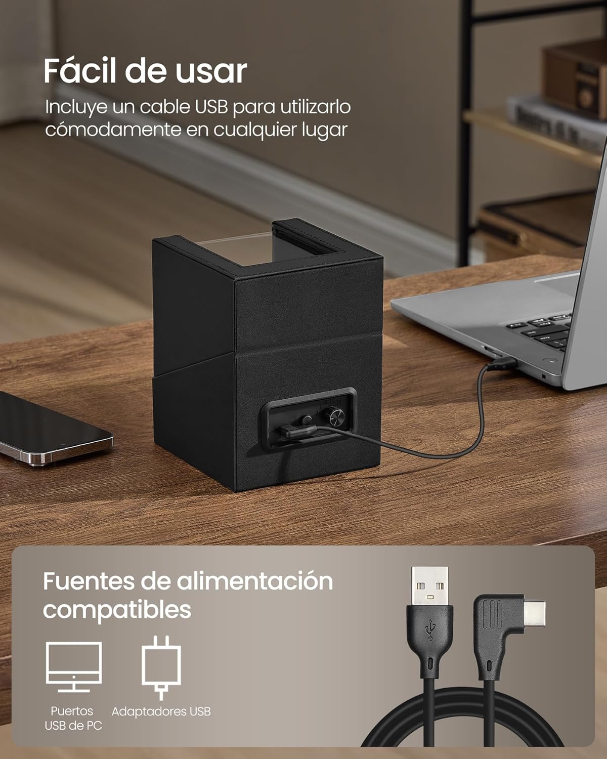 Thumbnail 6 de SONGMICS enrollador automático de reloj 4 modos