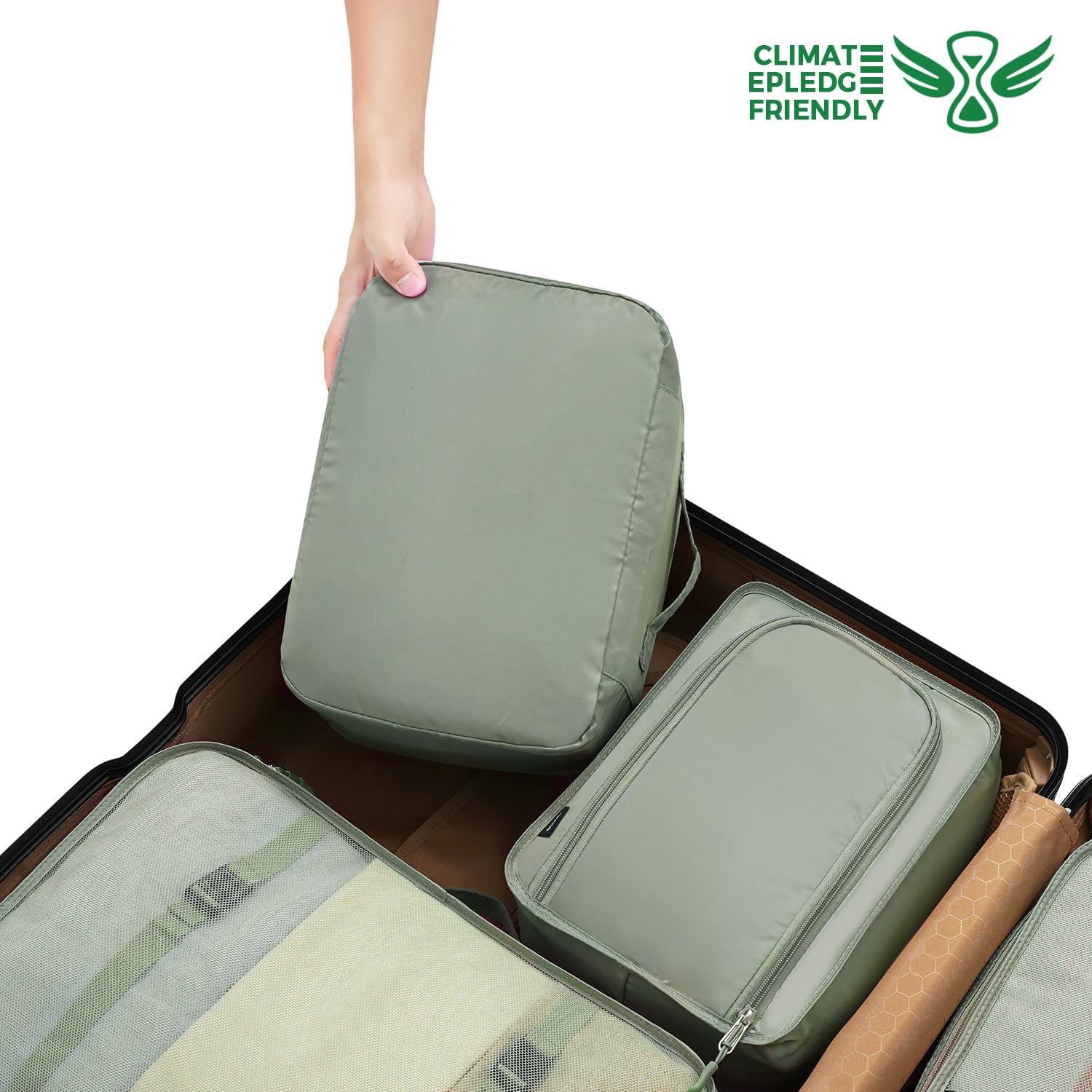 Detalle 2 de BAGAIL Packwürfel 8-teilig für Reisen