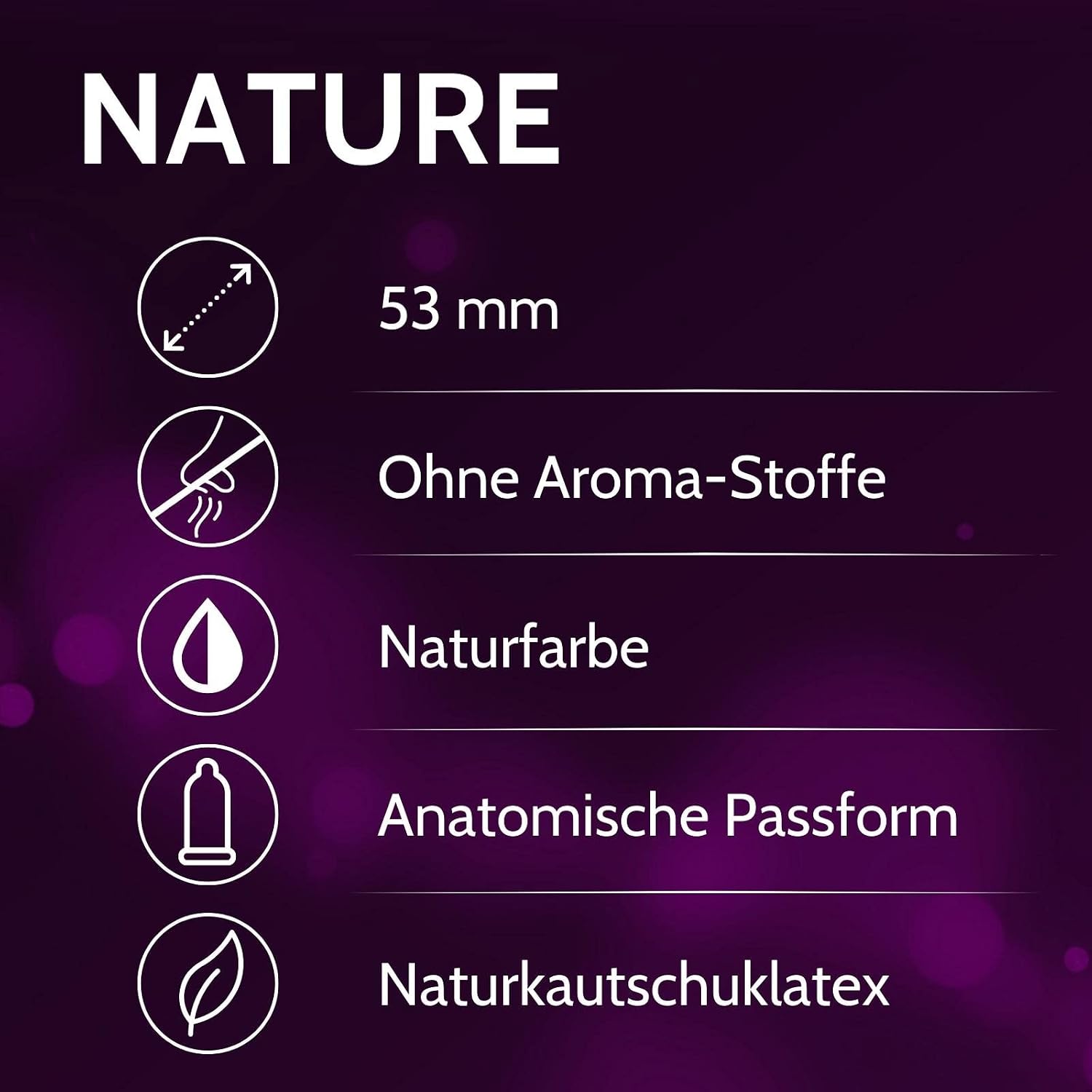 Detalle 2 de VIBRATISSIMO Nature Kondome 53 mm